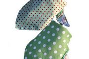 Polka Dots Double Sided Bandana Bibs