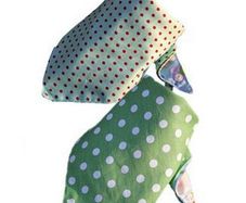 Polka Dots Double Sided Bandana Bibs