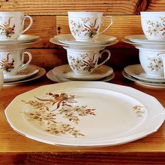 21 piece vintage tea set
