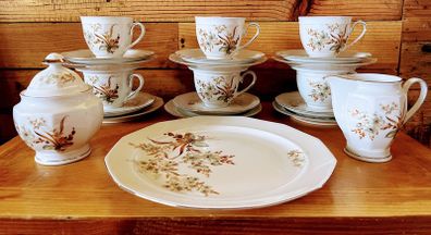 21 piece vintage tea set