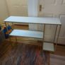 lovely white glass table for sale  100x80x 30 Image 3