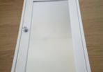 Bathroom cabinet in white wood with a mirrored door