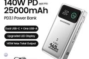 MOVESPEED M25Pro 145W PowerBank 25000mAh Type C Fast Charge Portable External Battery for iPhone MacBook Laptop NEW POWER BANK