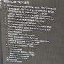 Dehumidifier 10 Litres per 24 hours 245W Image 9