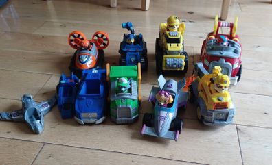 Paw patrol vehicles set with figures