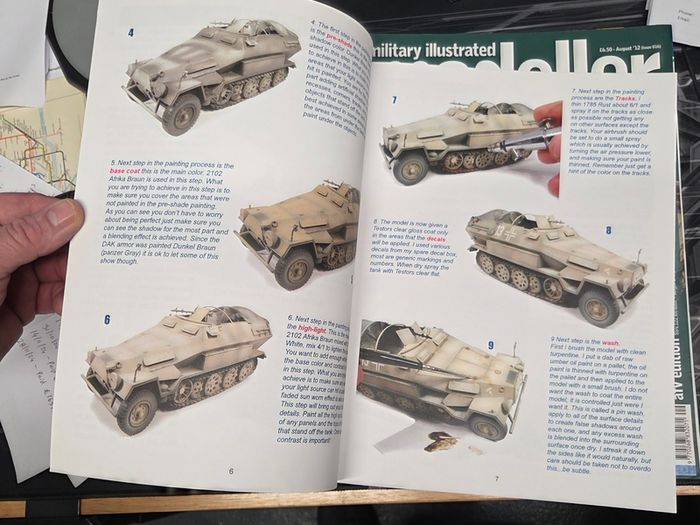 Step by Step finishing German Armor scale modelling book