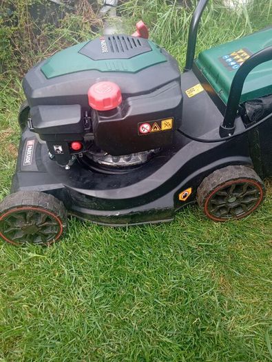 parkside petrol lawnmower