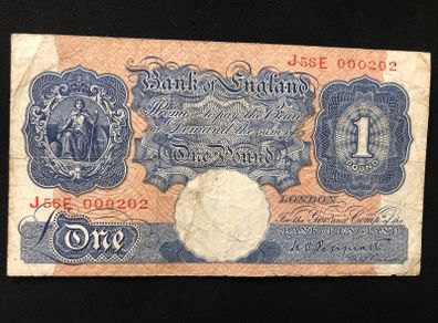 One pounds Bank of England