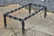 Handmade Industrial Chain Coffee Table - Heavy Steel - B