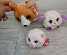 3 Ty teddys 2 with tags