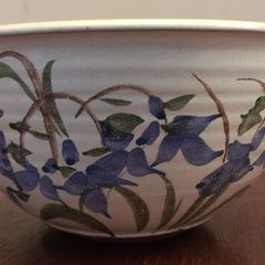 Judy Greene bluebell pattern bowl