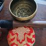 Obsidian sphere and singing bowl Image 4