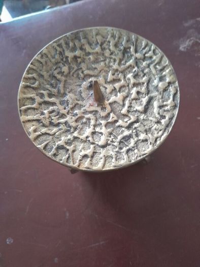 old brass candlesticks