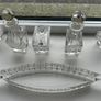 Two Rare Vintage Cut Crystal Cruet Set's Image 3
