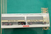 Bussing BS 16 L flatbed truck and trailer set