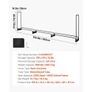 3.9m Outdoor Firewood Rack with Cover, 386 cm x 36 cm x 117 cm, Heavy Duty Firewood Holder & 600D Oxford Waterproof Cover for Fireplace Image 4