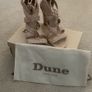 Dune Leather Sandals. Grey/Taupe Size 5. Worn ones Image 3