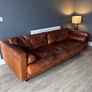 3 seater leather sofa Image 3