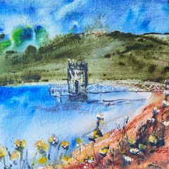 roundwood Wicklow watercolour
