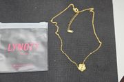 Lynott Textured Clover Necklace