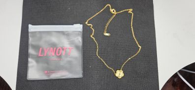 Lynott Textured Clover Necklace