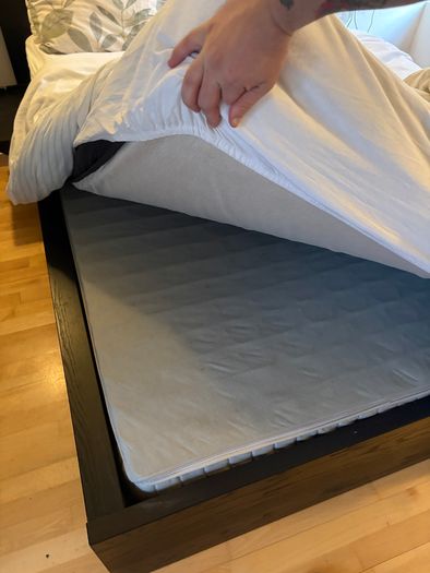 IKEA MALM Double Bed with Orthopaedic Mattress