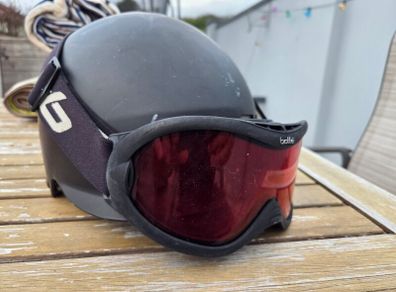 Winter sports helmet and mask