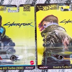 Hot Wheels Cyberpunk Bundle  - Porsche 911 Turbo (930) + Quadra