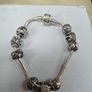 pandora braclet & charms s/siver Image 2