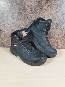 STERLING Waterproof steel toe cap work boots Size UK 5 EU 38 women boys junior work wear foot wear