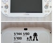 Sony PlayStation PS Vita Slim : White (Gundam Breaker Edition)