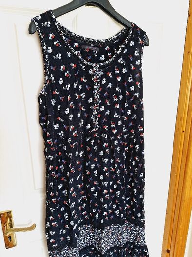 M&S Floral Pattern Dress - Size 18