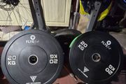 hit fitness 20kg bumper plate set