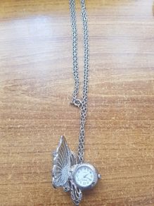 Fairy watch necklace