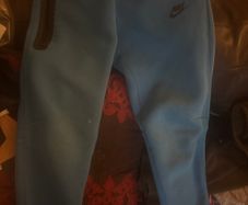 Nike tech fleece blue pants