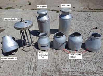 Vintage Dairy Collection  Churns / Equipment