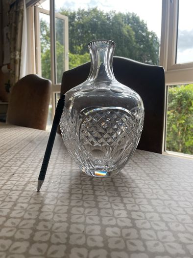 crystal vase