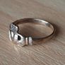 9 ct gold kid's claddagh ring small size Image 6