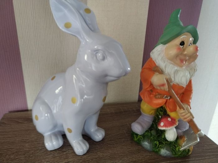 Purple Easter Rabbit Ornament