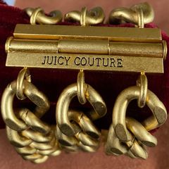 NWOT JUICY COUTURE Super Funky Matt Gold-Tone Chunky 3 Tier Chain Bracelet - 75% Discount