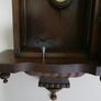 Victorian Wall Pendulum Clock 27" x 14" (clocks work well, chimes on hour and half hour) Image 9