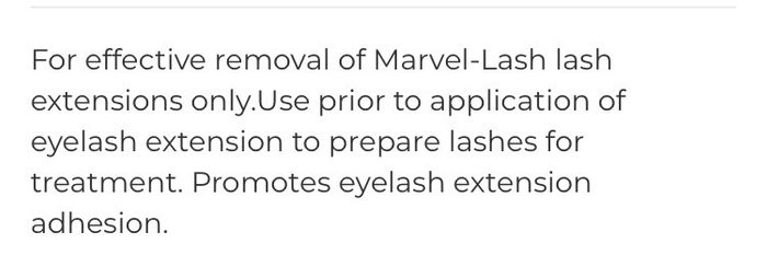 Marvelash remover