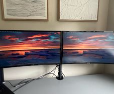 Samsung Dual Monitors (C27F390 x 2)