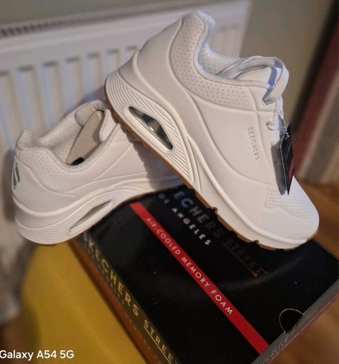 White ladies trainers