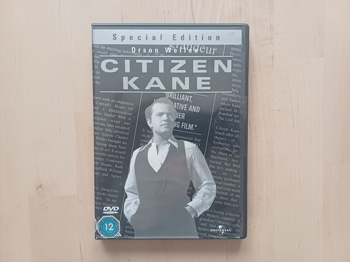 Citizen Kane Special Edition DVD (Orson Welles Classic Cinema 1941)