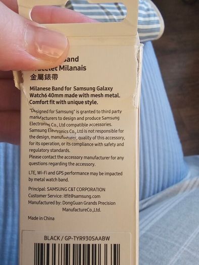 samsung watch 6 milanese strap
