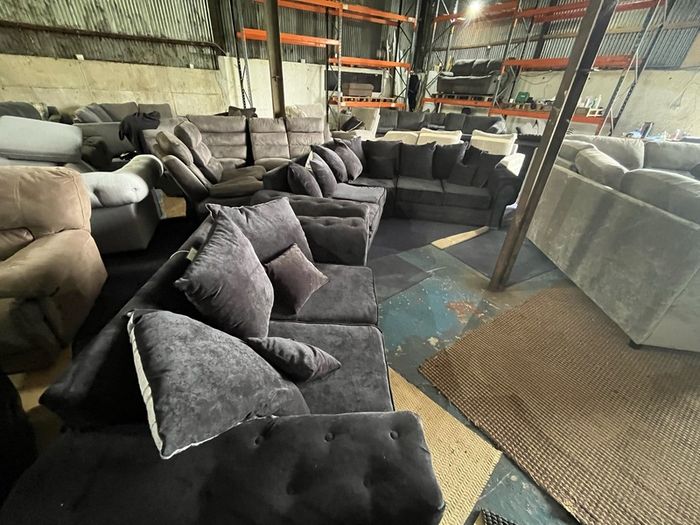 Back corner sofa with matching 2 seater set