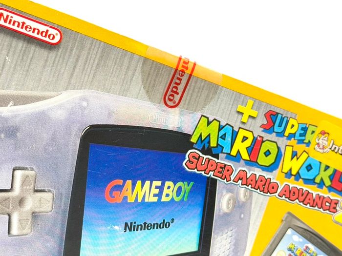 Nintendo Game Boy Advance Super Mario World Edition Console - Boxed and Beautiful