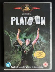 Platoon. DVD Movie. Staring Charlie Sheen, Tom Berenger & Willem Dafoe