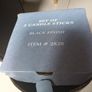 Set of 3 Black Metal  Candle Sticks Holders.  In The  Original  Box. Image 2